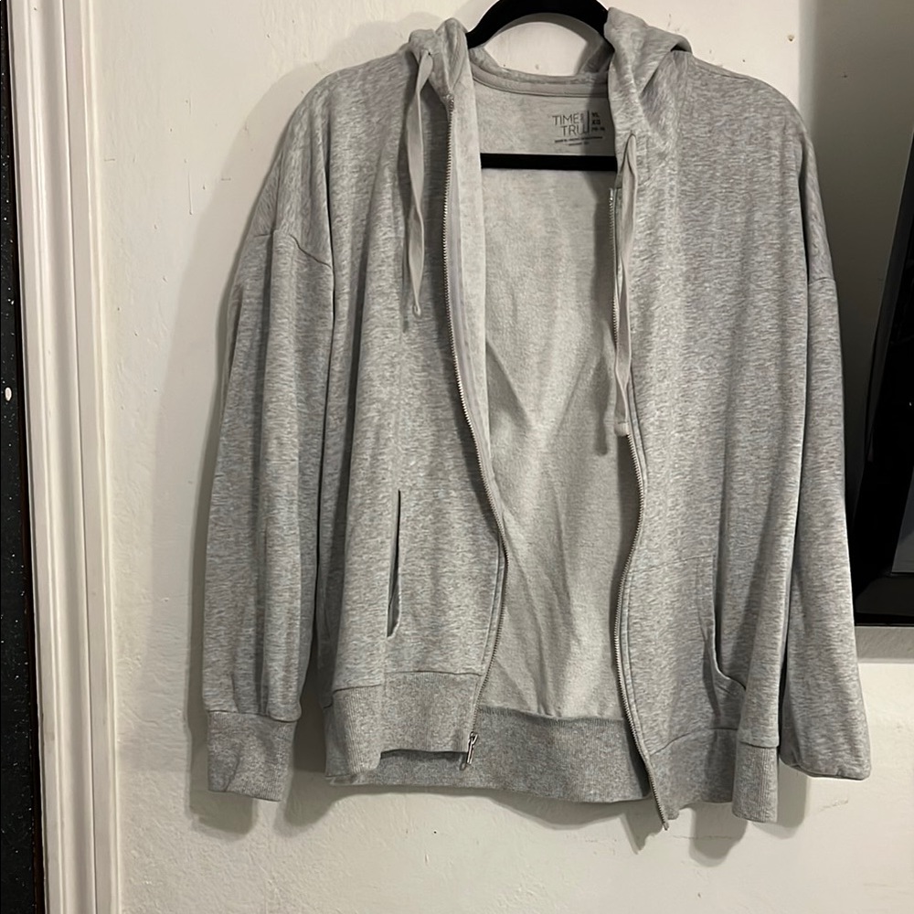 Heather Gray Hoodie Jacket